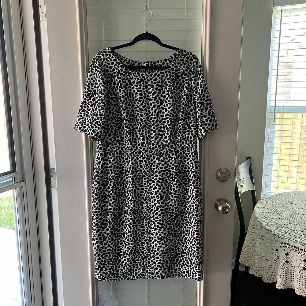 Talbots Women’s Dress 14 Animal Print